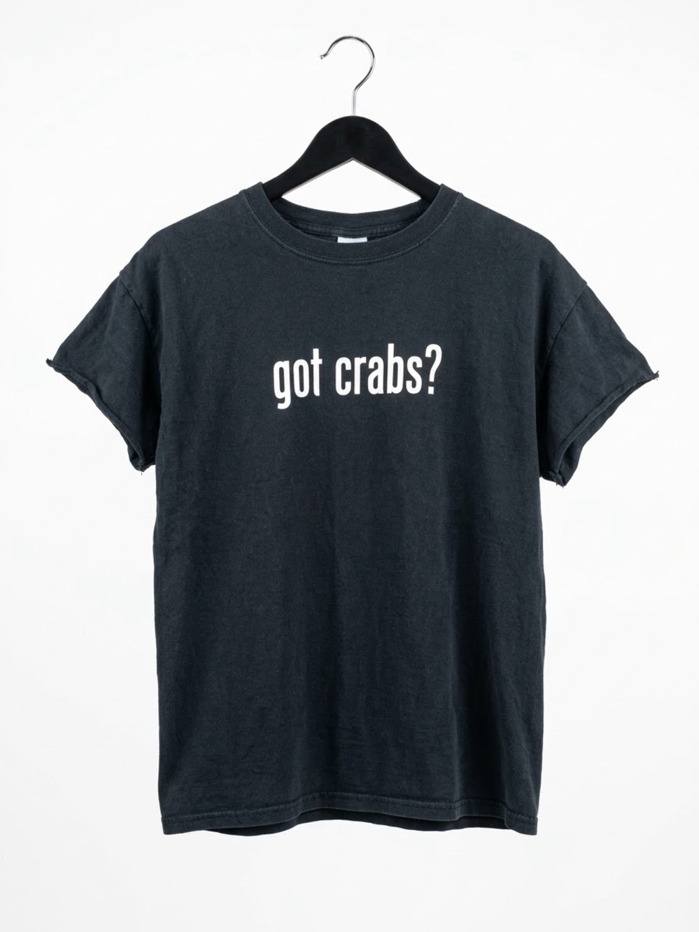 Vintage Y2K Joe's Crab Shack Got Crabs Sacramento Funny Graphic Tee Black XL